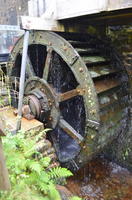 The waterwheel at Finch Foundry, Sticklepath