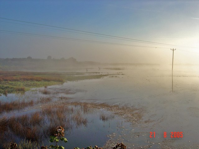 Isley Marsh RSPB reserve on the Taw estuary in North Devon