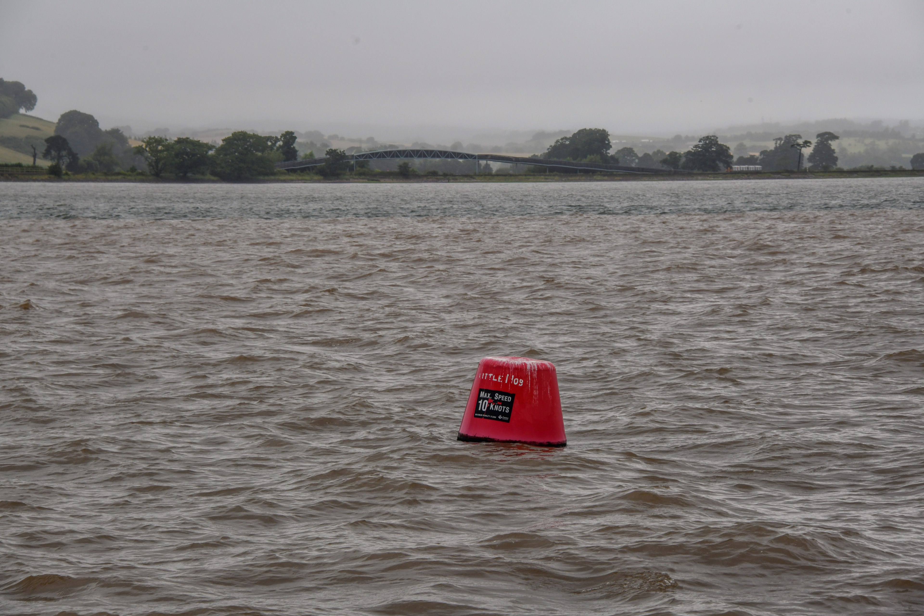 The River Exe estuary at Lympstone, Devon, looking out over the water