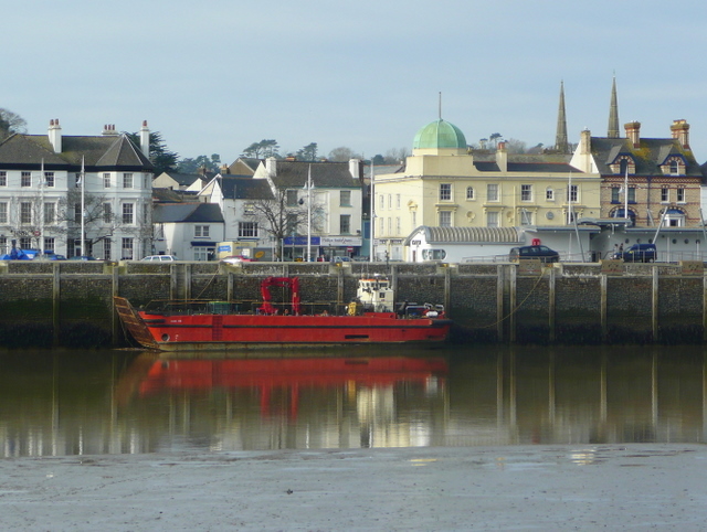 Bideford Quay on the River Torridge, where the Water Festival and Cardboard Regatta take place